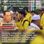 Kapolri Apresiasi Anggota Polri Menunjukkan Teladan Kesabaran dan Humanis