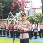 Kapolda Sumsel Pimpin Apel Pagi dan Pemeriksaan Senpi Personel di Mapolda Sumsel
