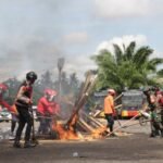 Kapolda Sumsel Turun Langsung di OKI, Pimpin Apel Besar dan Tekankan Siaga Karhutlah